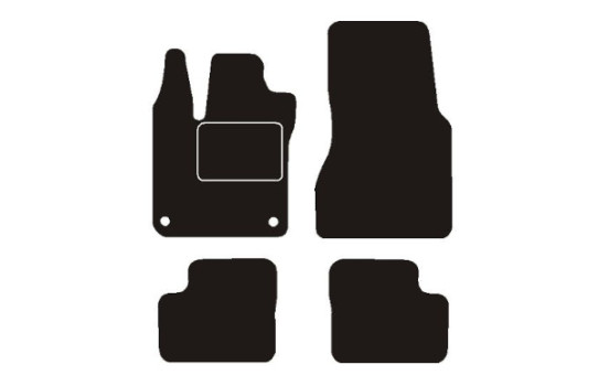 Car mats suitable for Smart EQ Forfour w453 Electric 2017-