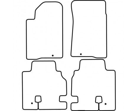 Car mats suitable for Ssang Yong Kyron 2005-2009, Image 2