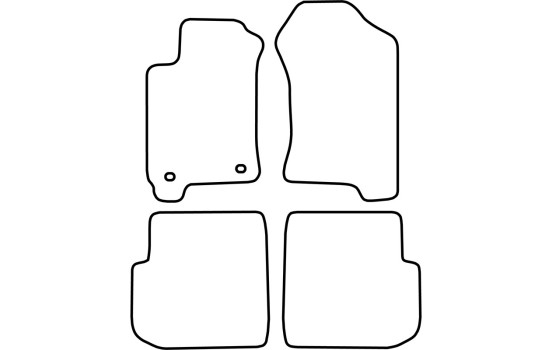 Car mats suitable for Subaru Forester 1997-2002, Image 2