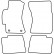 Car mats suitable for Subaru Impreza 2008- 4-piece, Thumbnail 3