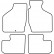 Car mats suitable for Subaru Justy 2003-2008, Thumbnail 2