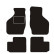 Car mats suitable for Subaru Justy 2003-2008