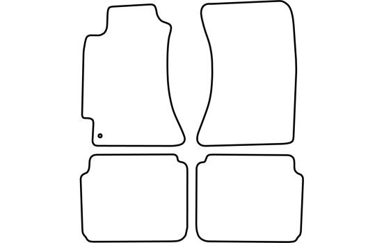 Car mats suitable for Subaru Legacy 1999-2004, Image 2