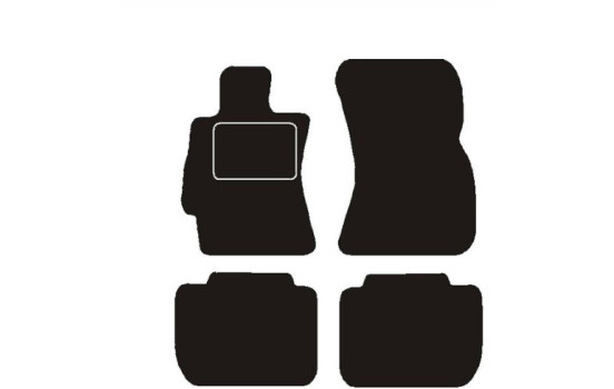 Car mats suitable for Subaru Outback III 2009-2015