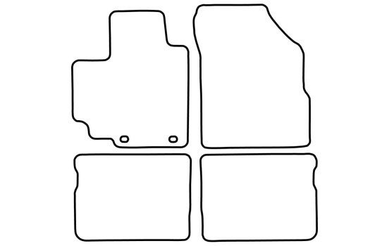 Car mats suitable for Suzuki Celerio 2015-, Image 2