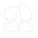 Car mats suitable for Suzuki Liana 2004-2007 4-piece, Thumbnail 2
