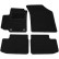 Car mats suitable for Suzuki Swift 3/5 doors 2005-2010 4-piece