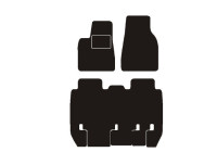 Car mats suitable for Tesla Model X, 5-seater 2017 ->