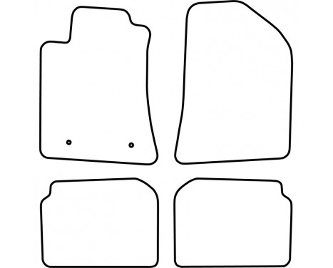Car mats suitable for Toyota Avensis 2003-2005, Image 2