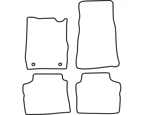 Car mats suitable for Toyota Celica 1994-1999 4-piece, Image 2