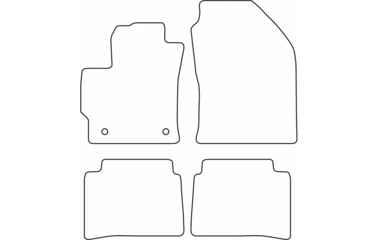 Car mats suitable for Toyota Corolla Sedan/Tour, Image 2