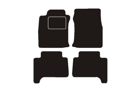 Car mats suitable for Toyota Land Cruiser 120