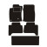 Car mats suitable for Toyota Land Cruiser Land Cruiser 7 pers. 2002 ->
