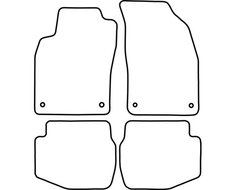 Car mats suitable for Toyota Paseo 1996-2000, Image 3