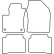 Car mats suitable for Toyota Prius 2016-, Thumbnail 2