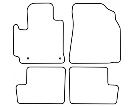 Car mats suitable for Toyota Rav 4 2005- (velour), Image 2