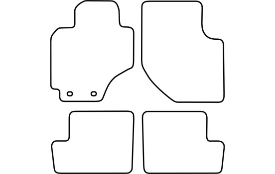 Car mats suitable for Toyota RAV4 2000-2003, Image 2