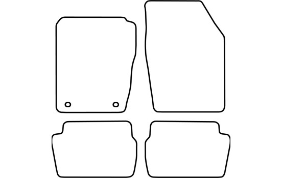 Car mats suitable for Toyota Starlet EP80 1990-1996 4-piece, Image 2