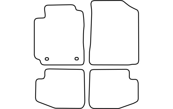 Car mats suitable for Toyota Yaris 3 doors 1999-2003, Image 2