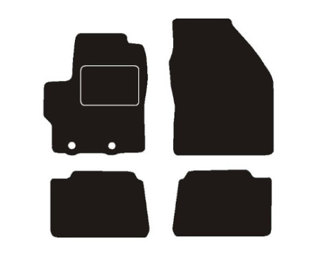 Car mats suitable for Toyota Yaris / Yaris Hybrid 2020-