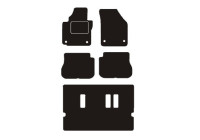 Car mats suitable for Volkswagen Caddy Combi 7 persons 2015-