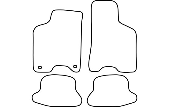 Car mats suitable for Volkswagen Lupo 1999-2004 excl. 3L, Image 2