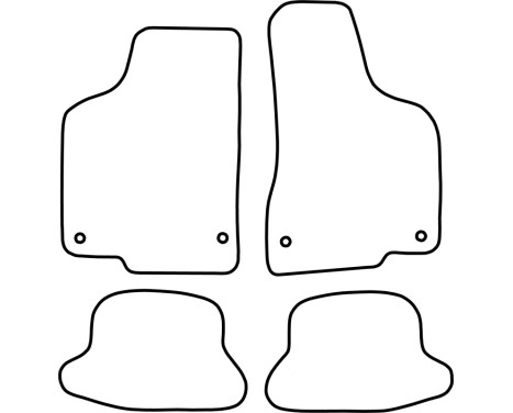 Car mats suitable for Volkswagen Lupo 3L 2002-2005, Image 2