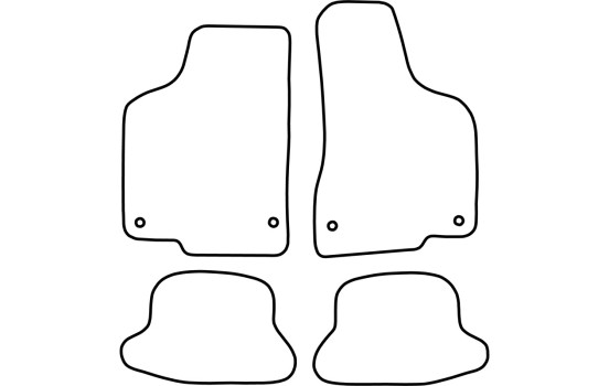 Car mats suitable for Volkswagen Lupo 3L 2002-2005, Image 2