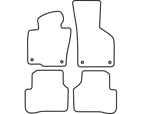 Car mats suitable for Volkswagen Passat from 2007- incl. C, Image 2
