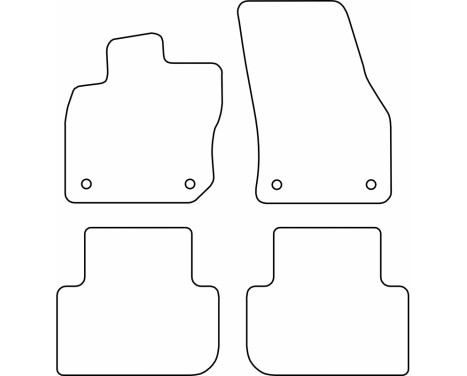 Car mats suitable for Volkswagen Tiguan III (CT1) 2024- excl. eHybrid, Image 2
