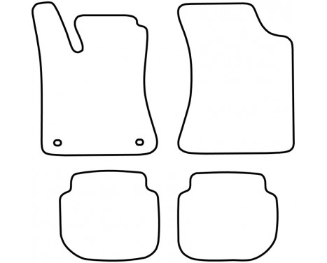 Car mats suitable for Volvo 440/460 1987-1997, Image 2