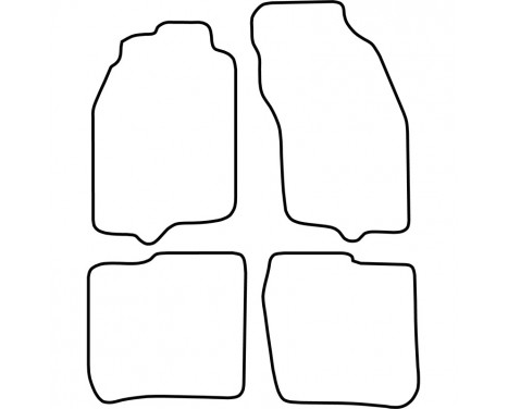 Car mats suitable for Volvo S40/V40 1995-1999, Image 2