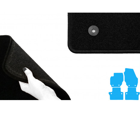 Car mats suitable for Volvo S80 2007- 4-piece, Image 4