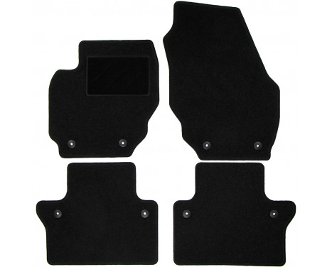 Car mats suitable for Volvo S80 2007- 4-piece