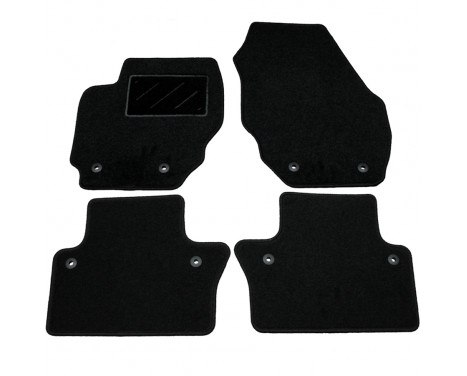 Car mats suitable for Volvo V70/XC70 2007- 4-piece