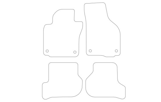 Car mats suitable for VW Golf VI 2008-2012, Cabriolet 2012-, Image 2