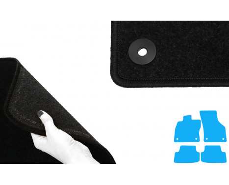 Car mats suitable for VW Golf VII 2012- 4-piece, Image 5