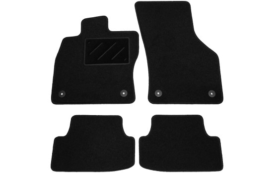 Car mats suitable for VW Golf VII 2012- 4-piece