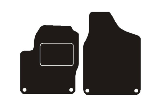 Car mats suitable for VW Sharan front set 2006 - 2010