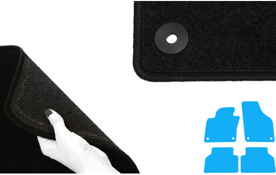 Car mats suitable for VW Tiguan 2007- 4-piece, Image 4