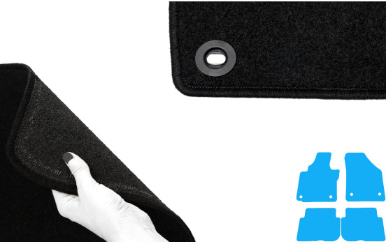 Car mats suitable for VW Touran 2003-2007 4-piece, Image 4