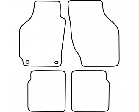 Car Mats Suzuki Alto 1994-2002 4-part, Image 3