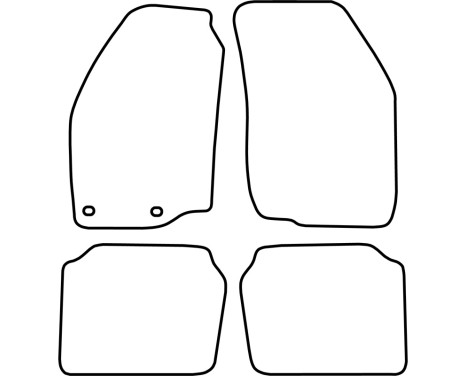 Car Mats Suzuki Baleno 1995-2002 4-part, Image 3