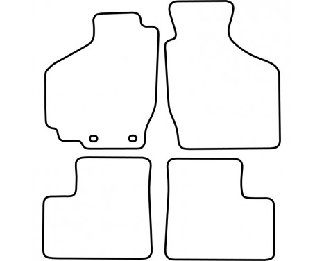 Car Mats Suzuki Ignis RG 2001-2003 4-part, Image 3