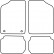 Car Mats Suzuki Swift 3 / 5drs 1993-2004 4-part, Thumbnail 2