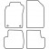 Car Mats Toyota Avensis 1997-2003, Thumbnail 2