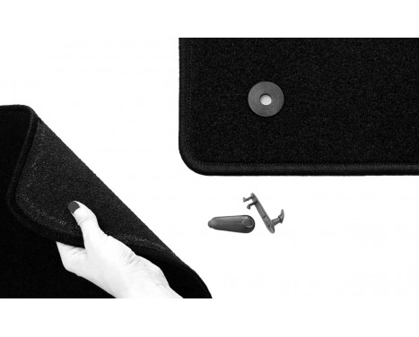 Car Mats Toyota Avensis 2003-2009 4-part, Image 4