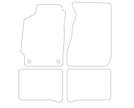 Car Mats Toyota Celica 1990-1994 4-piece, Image 2