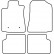Car Mats Toyota Corolla 3 / 5drs 2002-2007 4-part, Thumbnail 2