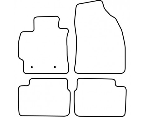 Car Mats Toyota Corolla from 2008, Image 2